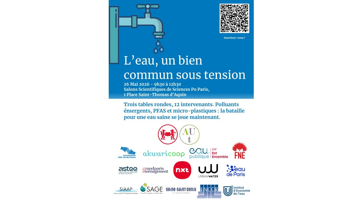 L'eau, un bien commun sous tension en Seine-Saint-Denis - Sc. Po - 26/05