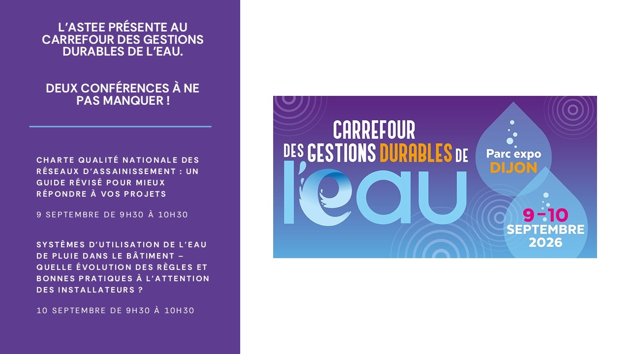 L'Astee présente à la 5e édition du CGDE