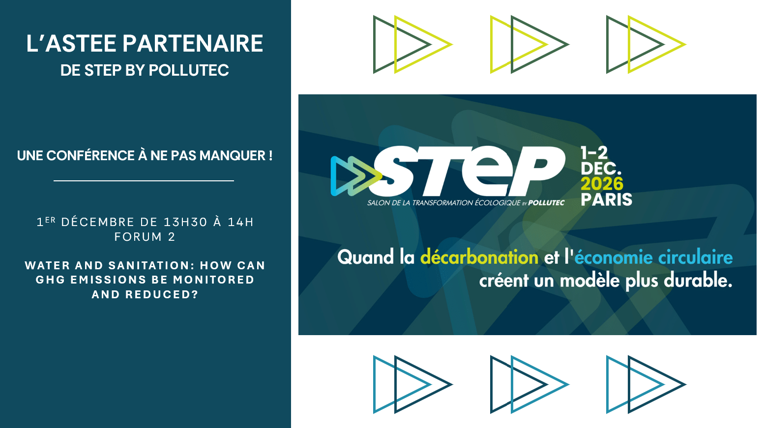 L'Astee partenaire du salon STEP by Pollutec